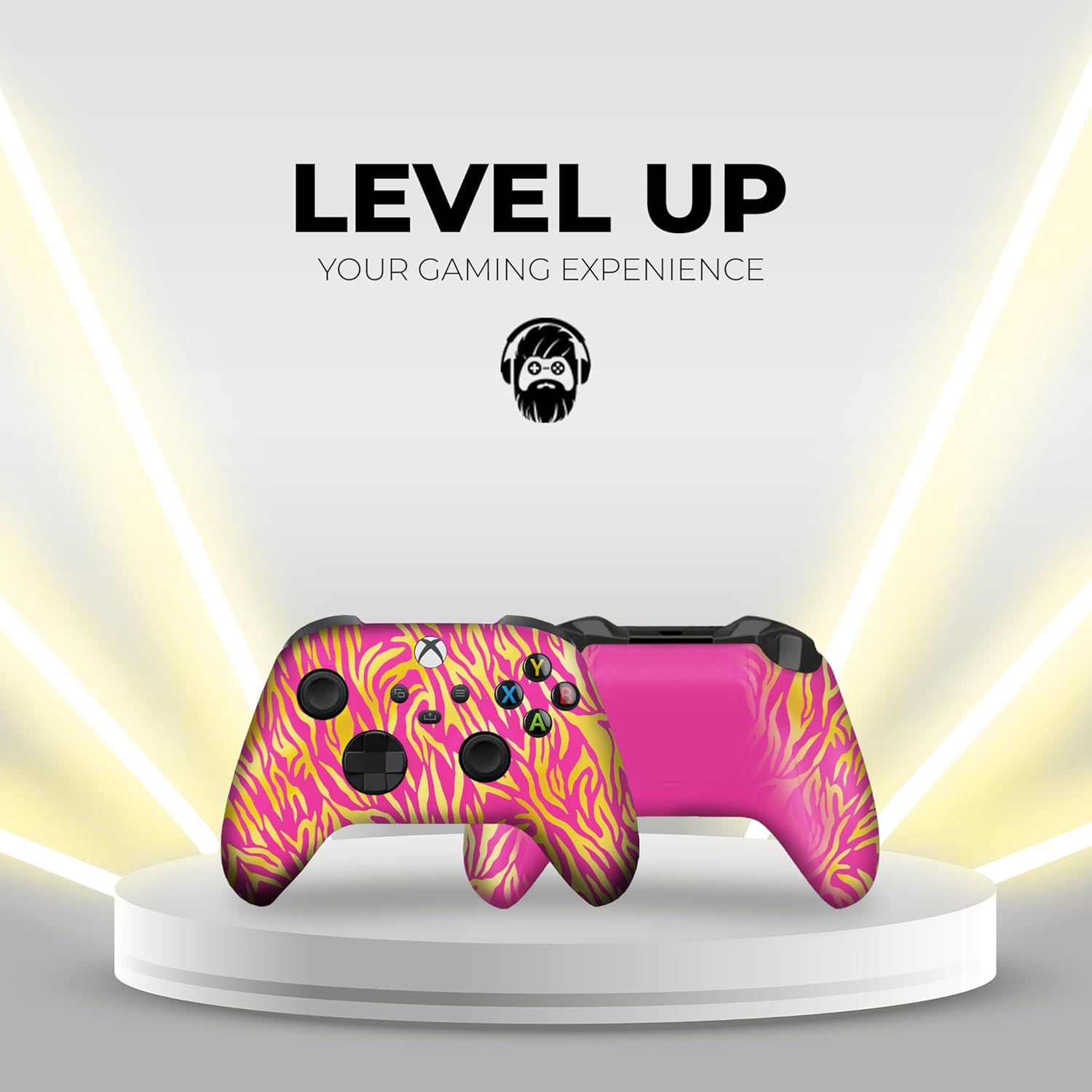 DreamController Nobility Tiggger Custom X-box Controller Wireless compatible with X-box One/Series X/S Proudly Customized in USA with Permanent HYDRO-DIP Printing (NOT JUST A SKIN).