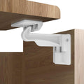 8 Pack Upgraded Invisible Baby Proofing Cabinet Latch Locks – No Drilling or Tools Needed, Fits Most Cabinets & Drawers, Works with Countertop Overhangs, Strong Adhesive for Easy & Secure Installation
