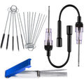 Inline Spark Plug Tester with Carb Carburetor Cleaner Kit, Gzingen 2 Packs 6-12V Engine Ignition Test Tool Armature Diagnostic Detector Tool for Automotive Car Lawnmower Vehicles Engines