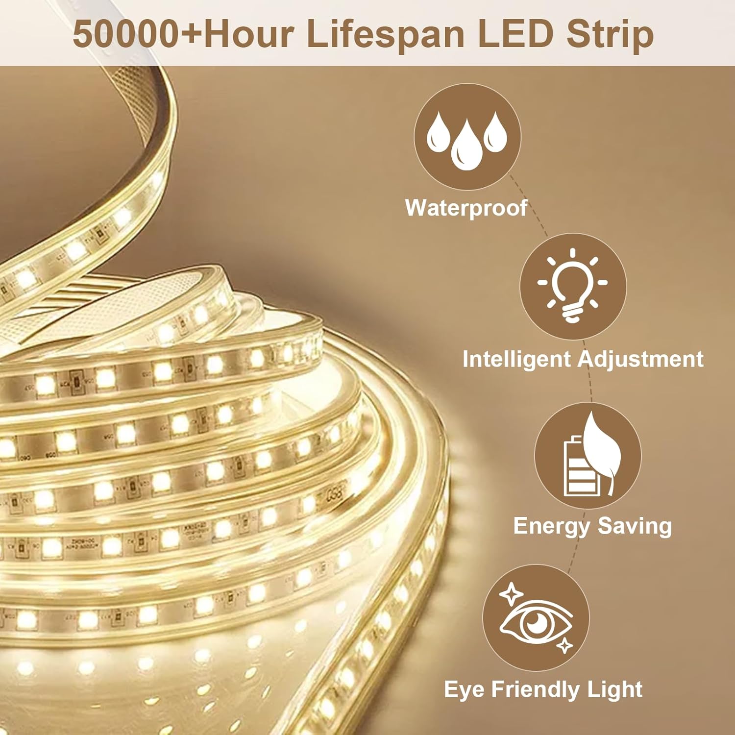 BEAUTYPEAK 36x24 LED Oval Bathroom Mirror with Lights, Anti-Fog, Dimmable, Backlit + Front Lit, Lighted Bathroom Vanity Mirror for Wall, 3 Colors, Memory Function, Tempered Glass, Shatter-Proof