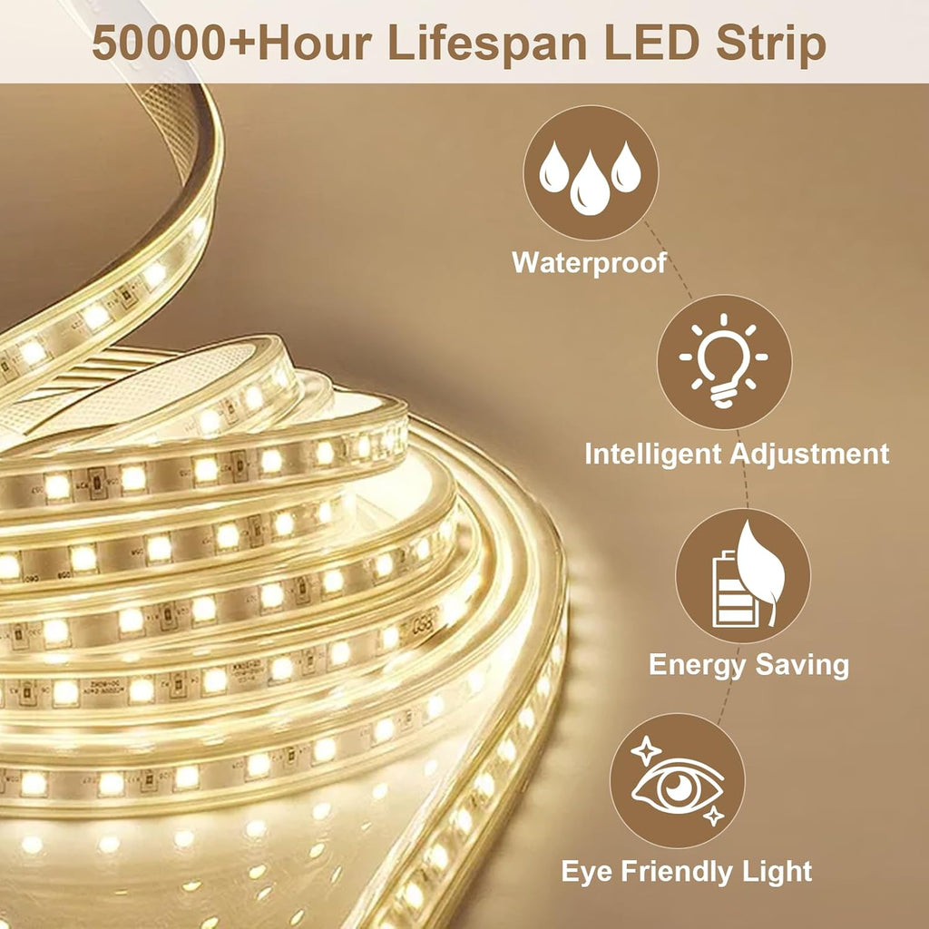 BEAUTYPEAK 40x24 LED Oval Bathroom Mirror with Lights, Anti-Fog, Dimmable, Backlit + Front Lit, Lighted Bathroom Vanity Mirror for Wall, 3 Colors, Memory Function, Tempered Glass, Shatter-Proof