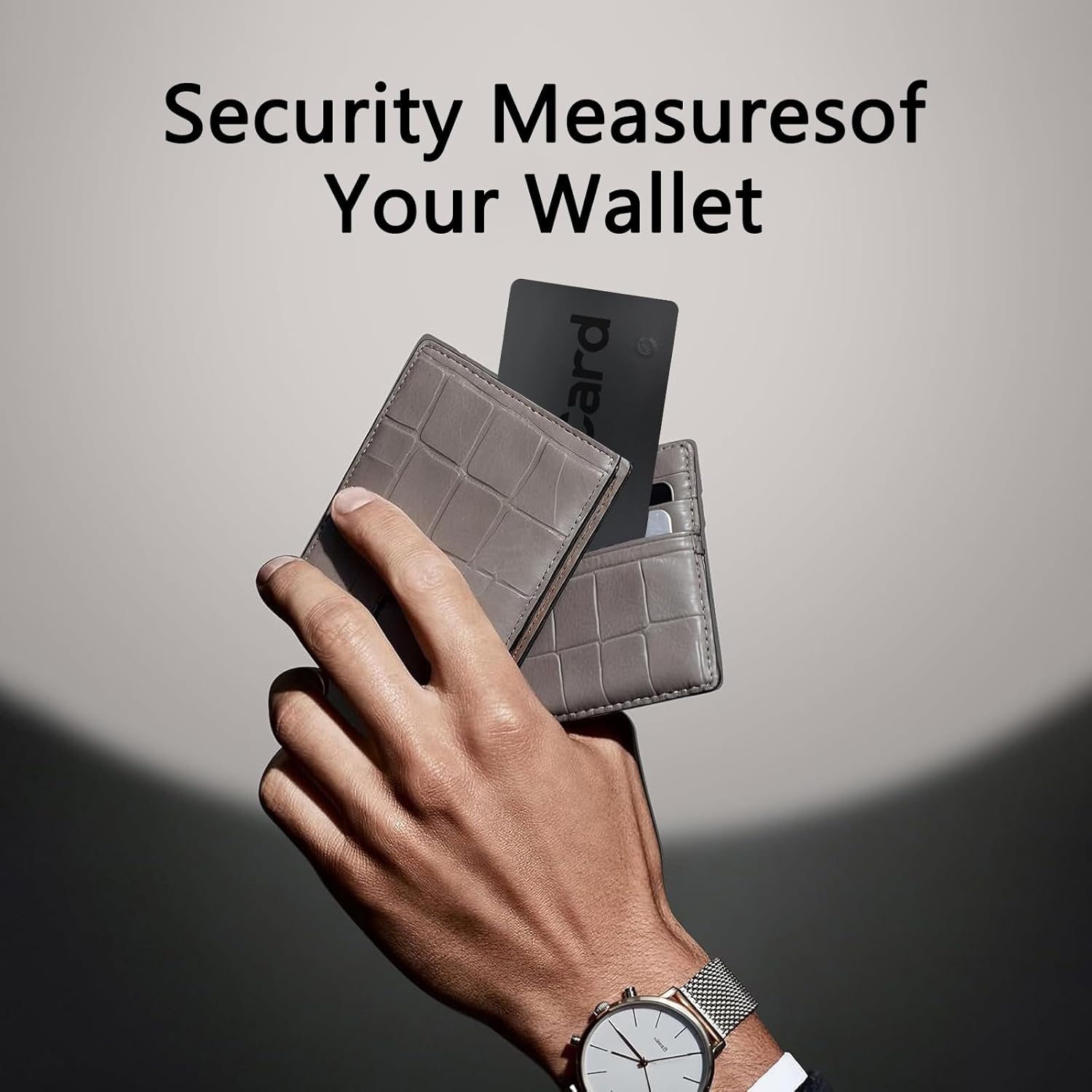Wallet Tracker (Both iOS and Android) IP68 Bluetooth Smart Finder Card GPS Tracker for Bags Passport Works with Apple Find My (Apple MFi Certified) & Google Find My Device - Over 5 Year Battery Life