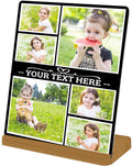 Custom Metal Photo Prints, Customize Frames with Your Pictures, Personalized Picture Gifts for Lovers, Couples, Family and Home Decor, StyleI, XY1101
