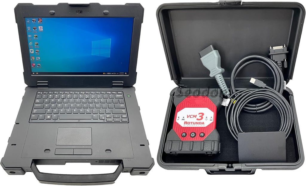 VCM3 IDS VCM3 Professional Diagnostic Fault Detector Programming Device Supports CAN-FD DOIP with Software (VCM3 with Laptop (7414))