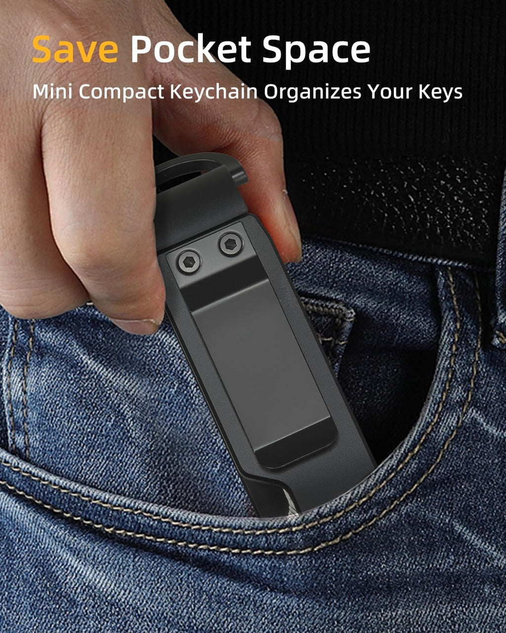 Keychain Key Holder Keychain Tile For Men/Women Key Finder Ring/Organizer for Car Keys Keyring Accessories 2-5 Keys