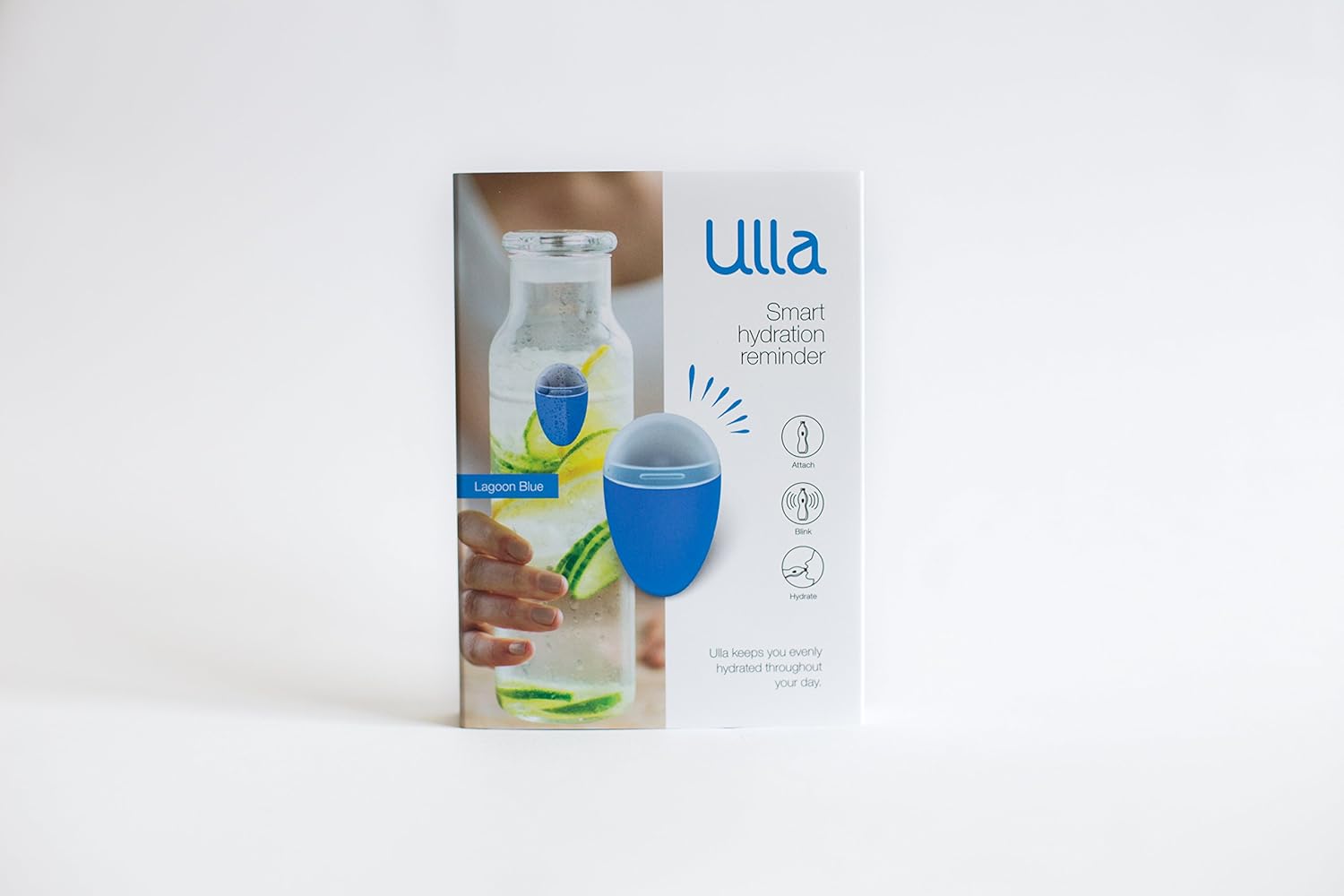 ULLA Smart Hydration Reminder to Drink More Water Bottles - Fit Most Bottles - Light Up Technology Tracks When You Hydrate