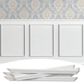 3-Frame 16" x 24" Premade Accent Wall Molding Kit, Ready-to-Assemble Wainscoting Panels, Pre-Cut Chair Rail Moulding Trim Picture Frame for Home Décor