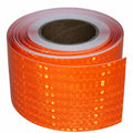 Orange Reflective Tape Outdoor Waterproof 4 inch Wide, High Visibility Warning Safety Industrial Marking Tape (68 feet)