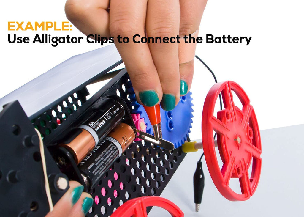 60PCS Premium Alligator Clips Electrical, Crocodile Test Leads with Test Probes, 5 Colors Double-Ended Jumper Wires with Alligator Clips for Multimeter, DIY Engineering Experiment Circuit Connection