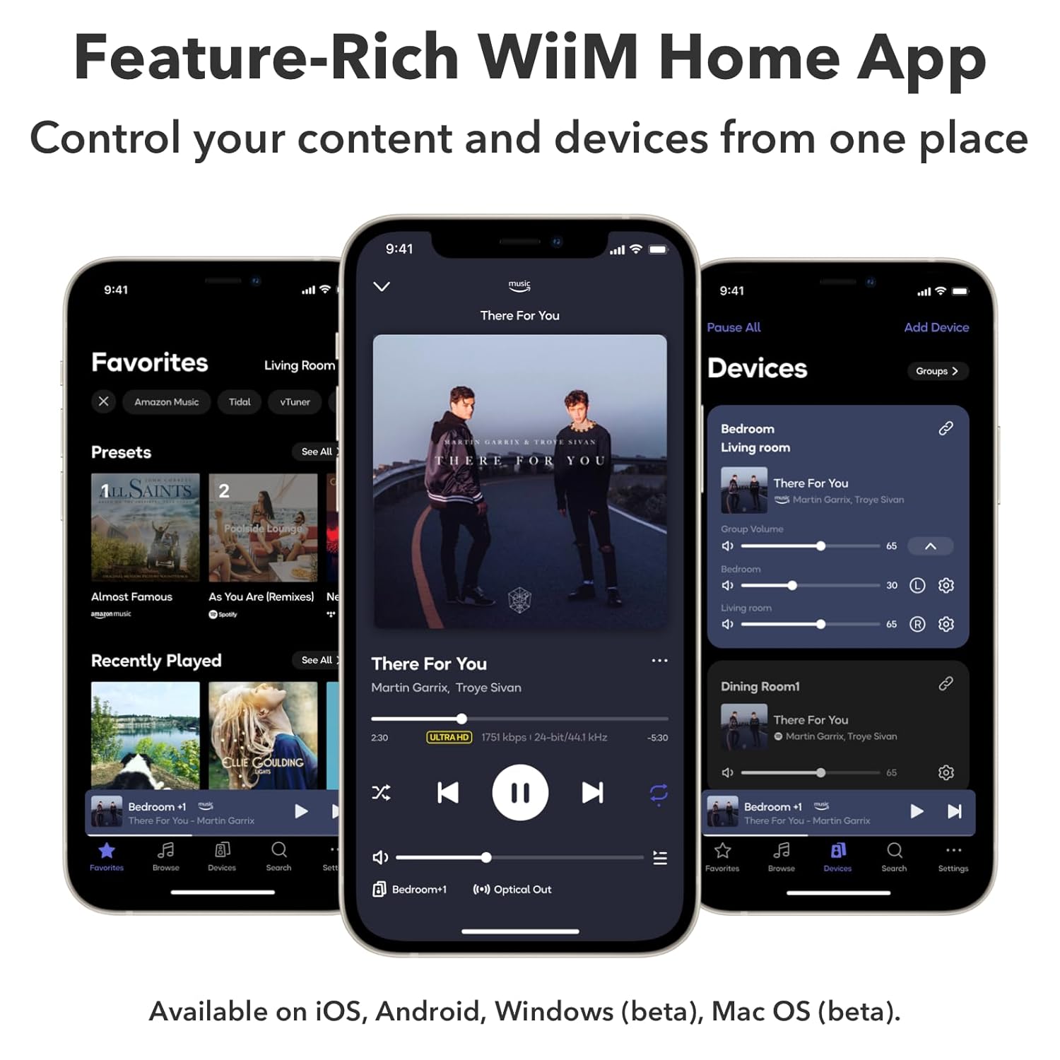 WiiM Amp: Multiroom Streaming Amplifier | Compatible with AirPlay, Google Cast, Alexa | HDMI, Voice Control | Stream from Spotify, Amazon Music, Tidal & More | Silver