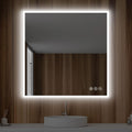 Blossom 36x36 LED Mirror for Bathroom | Backlit LED Vanity Mirror with Anti-Fog, Stepless Dimmable, 3 Color Temperature | Lighted Mirrors for Bathroom Wall | Smart Vanity Makeup Mirror with Lights