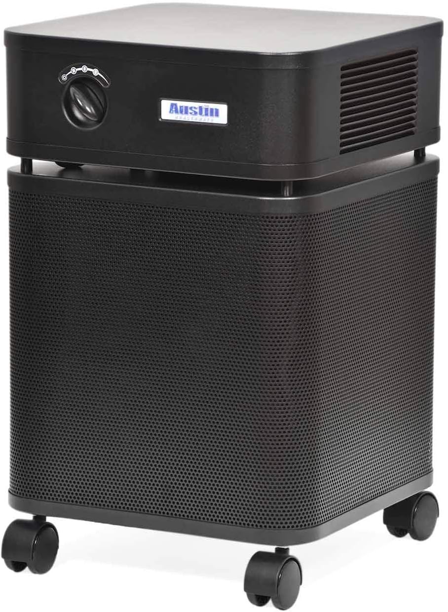 Austin Air HealthMate Standard Air Purifier, Black - Advanced 4- Stage Filtration Air Purifiers For Home with Activated Carbon & Zeolite, Model B400