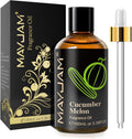 MAYJAM 100ML/3.38FL.OZ Cucumber Melon Fragrance Oils with Glass Dropper, Essential Oils for Diffusers for Home, Long Lasting Scented Oils for Diffusers Soap Candle Making