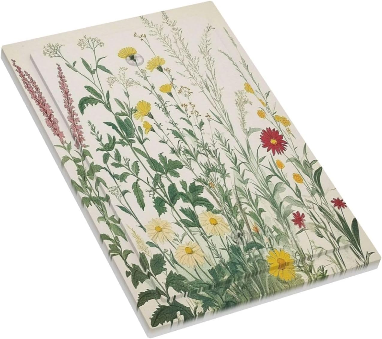 Rustic Wildflower Green Plants Daisy Floral Light Switch Cover Plate 1 Gang No Device Blank Electrical Wall Plates Faceplate Decorative Switch Plate For Farmhouse Bed Room Decor