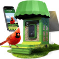 Avinory Smart Bird Feeder with Camera 2.5K HD, Solar Powered AI Bird Identifier 10000+ Species, 32GB Card, Wireless,with Night Vison,Metal Squirrel Proof for Outdoor Birds Watching Gift