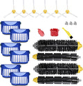 Replacement Parts Kit for iRobot Roomba 600 Series 595 614 650 670 690 692 694 Vacuum Cleaner - Includes Bristle and Flexible Beater Brushes, Filters, Side Brush