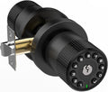 Keypad Door Knob with Key,Keyless Entry Door Lock, Code Locks Door Knob, Auto Lock,50 User Code,Easy to Install,for Home,Office,Bedroom,Garage,No Deadbolt