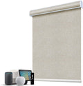 SmartWings Motorized 100% Blackout Shades Blinds, Custom Size, Cordless Window Shades with Rechargeable Battery, Works with Matter/Apple HomeKit, Alexa, Thread/Zigbee, Remote Optional, Safari Cream
