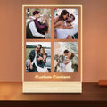 Personalized Picture Frame, Custom Tabletop Photo Frame with Light, Customized Gift for Mom/Father/Kid/Friend/Pet - Birthday, Valentine’s Day, Mother's Day, Father's Day, Christmas (R05)