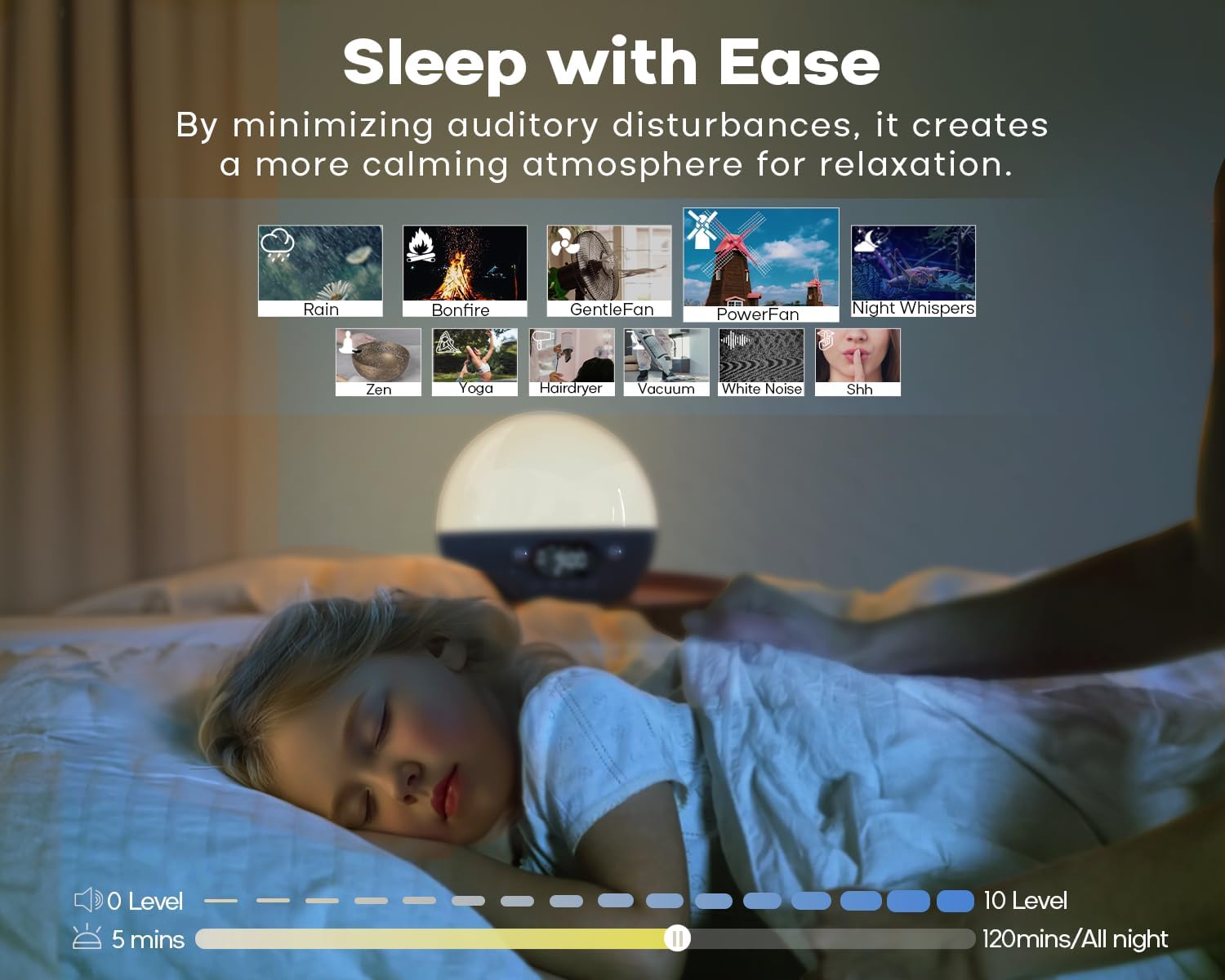 MOMILLA Sunrise Alarm Clock with Bluetooth Speaker, White Noise Sound Machine for Sleep, Clocks for Heavy Sleepers Bedrooms for Kids Adults, Wake up Light Night Lights Sunset Lamp