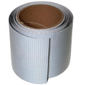 Non Fading Silver Reflective Tape 4 inch Wide, Outdoor Waterproof Safety Adhesive Stickers, High Visibility Industrial Marking Tape (11 feet)