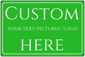 Custom Sign,Aluminum Weatherproof Metal Sign Multiple Sizes, Customize for Office, Business, Workplace, office, Home, Delivery Signs(10 * 7Inch)
