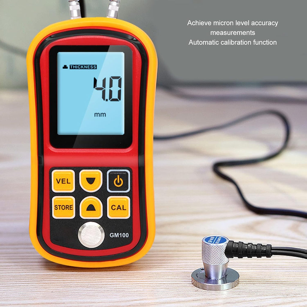 Ultrasonic Thickness Gauge Probe Metal Thickness Gauge Smart Sensor Automatic Calibration Transducer Tester Meter Replacement Probe