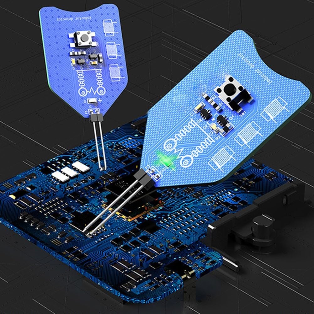 CT-1 Motherboard PCB Inductor Coil Tester Electronic Circuit Board Diagnostic Inductor Testing Device Tool with Electromagnetic Induction Technology for Component Testing and Circuit Maintenance(K-7)