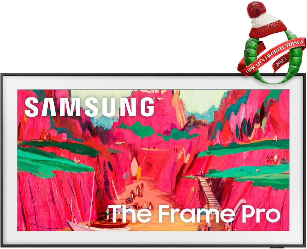 Samsung 85-Inch Class The Frame Pro LS03FW 4K Neo QLED Mini LED Smart TV (2025 Model) Slim Fit Wall Mount Modern Frame Design with Wireless One Connect, NQ4 AI Gen3 Processor, Art Mode, Alexa Built-in
