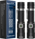 Rechargeable Tactical Flashlights, High Lumens Small Mini USB-C LED Flashlight, Compact EDC Flash Light, 4 Modes&Memory Function, Waterproof Pocket Lights for Home,Camping,Emergency,Christmas Gifts