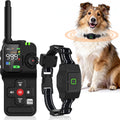 GPS Wireless Dog Fence System - Invisible Fence with Remote Waterproof Electric Dog Training Collar Outdoor for 25-999 Yards Customized Boundary Rechargeable 3 Warning Modes Pet Containment