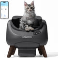 CATLINK Self Cleaning Cat Litter Box Open-X, 5G & 2.4G WiFi, Safe Anti-Pinch Automatic Litter Box Open Top, AI Waste Analysis Health Monitor for Multi-Cat Recognition, App Control, Odor Free