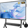 Smart Board with Wireless HDMI Display Adapter, 65 Inch Interactive Whiteboard 4K Touchscreen Built in HD Camera, Digital Presentation Electronic Smart WhiteBoard for Classroom Home Office