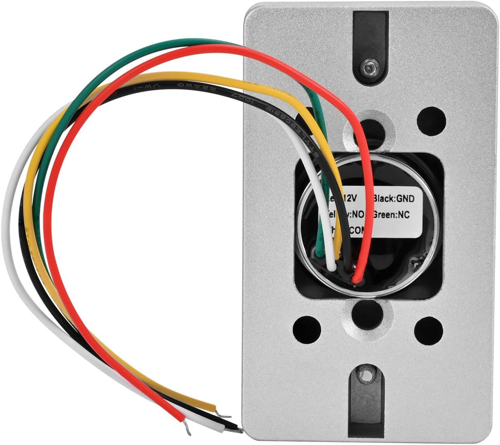 Infrared Sensor Exit Button with Back Box IR Touchless Door Release 304 Stainless Steel IP67 Waterproof with LED Indicator for Access Control Systems