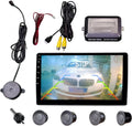 LCD Parking Sensor Kit - Displays Data on Original Screen, Easy Rear Installation, Compatible with All Camera Formats (AHD, CVBS), 18 Probe Colors to Match Any Vehicle