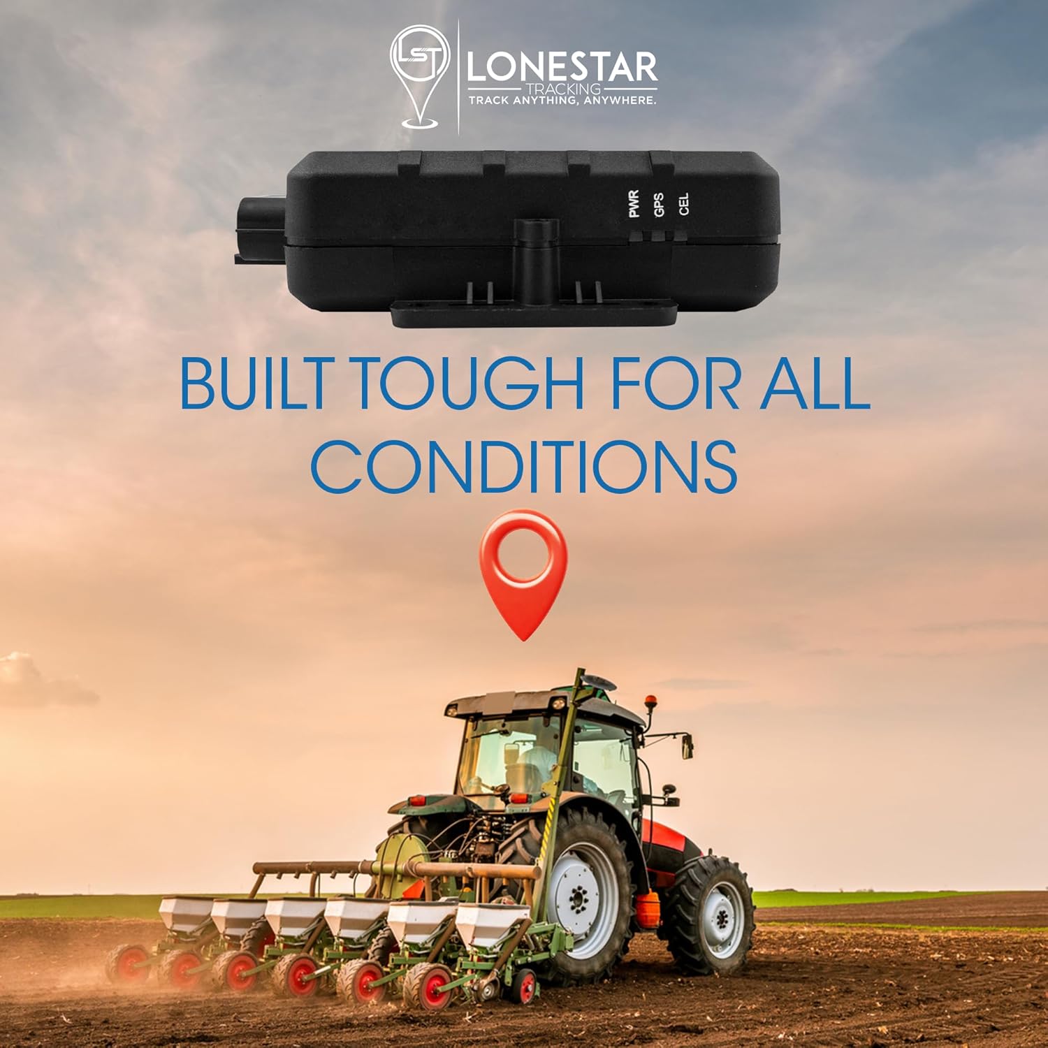 LoneStar Tracking GPS Tracker: Titan LTE 4G/5G, Hidden GPS Tracking Devices for Cars, Trucks, Fleet, Motorcycles, Assets, Anti-Theft Vehicle Security, Real-Time Location (Low Cost Subscription Plan)