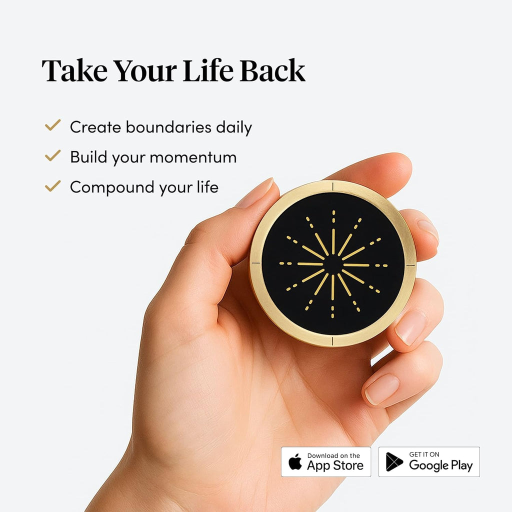 BestSelf Helm Focus Device – Premium NFC-Powered Phone Distraction Blocker Physical App Blocker Tool for Deep Work, ADHD Focus, and Screen-Free Productivity