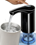 Rechargeable Water Dispenser Pump for 5 Gallon Bottle, Electric USB-C Large Flow Water Jug Dispenser, Portable Automatic Submersible Bottle Pump Silent Operation for Camping Home Office