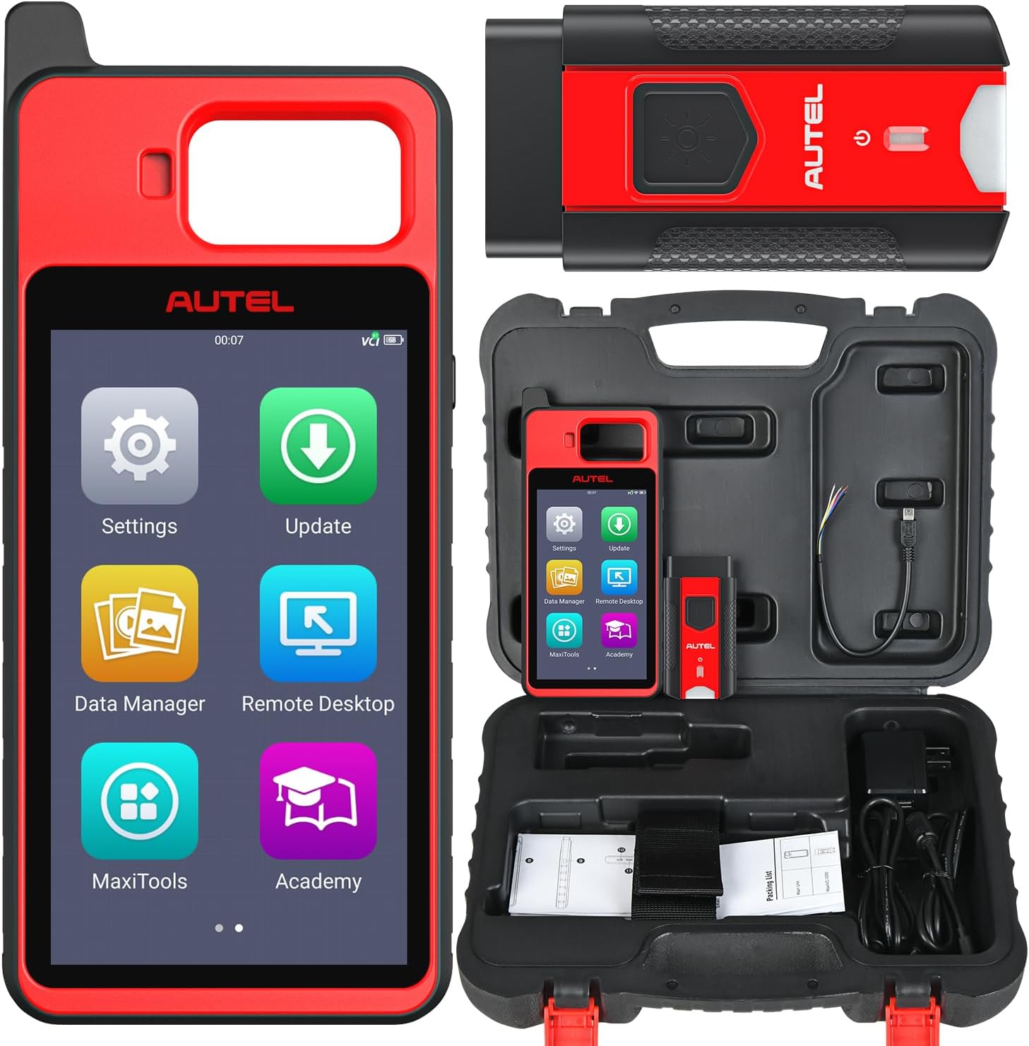 Autel MaxiIM OBD2 Scanner, 2026 OBDII Diagnostic Scan Tool with Lifetime Free Updates, Wireless BT Tool, 2GB & 64GB Android 9.0, for Home Mechanics & DIYers
