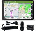 Wearable4U - Garmin RV 1095 GPS Navigator, Extra-Large 10 in Display in Landscape or Portrait Mode, Custom RV Routing, High-Resolution Birdseye Satellite Imagery and Power Pack Bundle