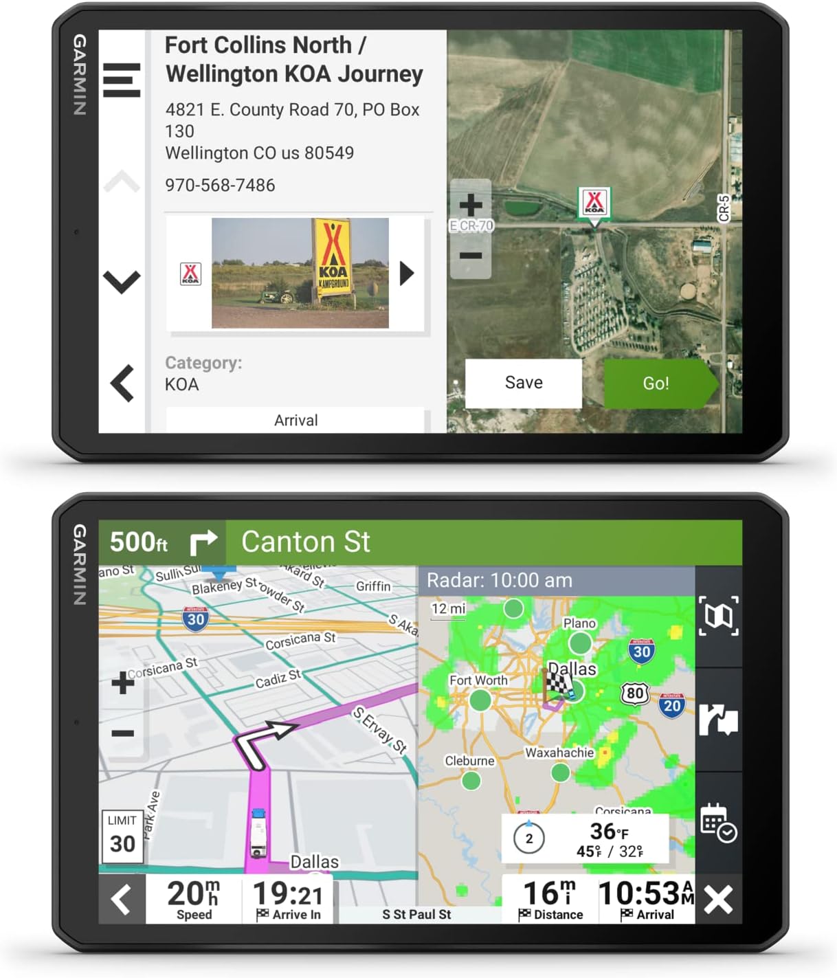 Wearable4U - Garmin RV 895 GPS Navigator, Large, Easy-to-Read 8, Custom RV Routing, High-Resolution Birdseye Satellite Imagery with Power Pack Bundle