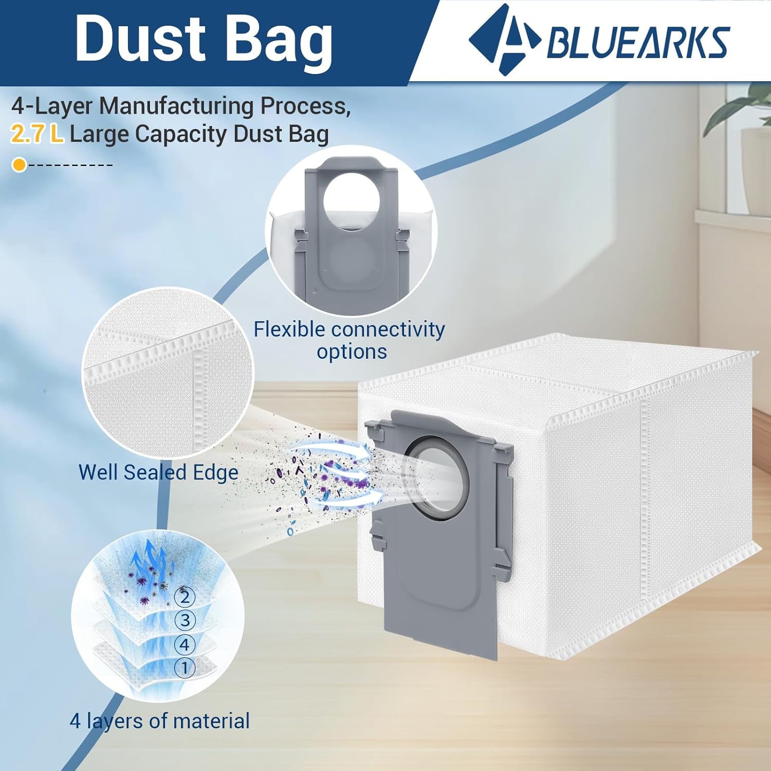 29 Pack Accessories Kit,Compatible with Roborock S8 MaxV Ultra Robot Vacuum,1 Mop Clean Brush,2 Roller Brush,4 Small Mop,4 Mop Pads,4 Hepa Filters,6 Side Brushes,6 Vacuum Bags,S8 Max Parts