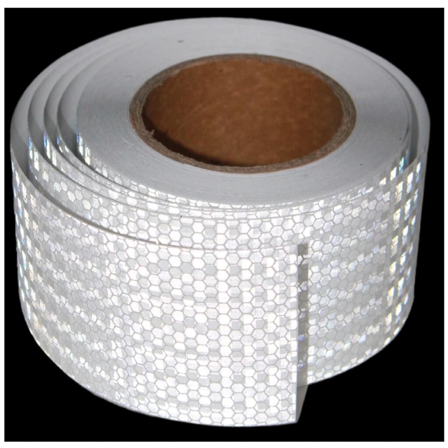 Reflective Tape White 3 inch, Outdoor Waterproof High Visibility Warning Industrial Marking Tape, Safety Stickers (68 feet)