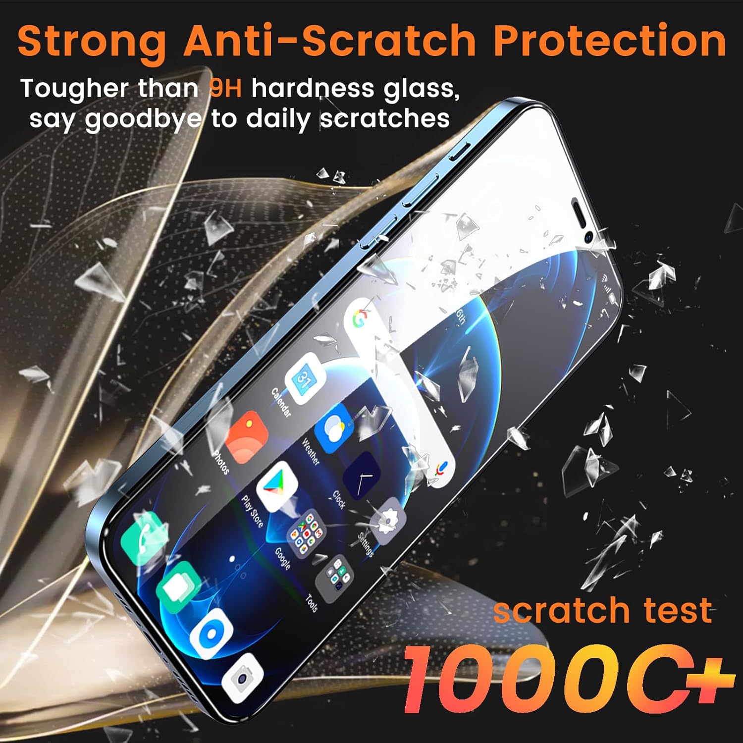 3+3 Pack Privacy Screen Protector for iPhone 12 Pro Max 6.7-Inch with 3 Pack Camera Lens Protector, Anti Spy Tempered Glass Film 9H Hardness Bubble Free Case Friendly
