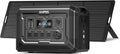 OUPES Mega 2 2500W Solar Generator with 240W Panel Included, 2048Wh Portable Power Station Solar Battery Station Made for Emergency, Home Backup, Outdoor Camping RV/Van