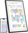 Canupdog 15.6 Inch Digital Calendar Wall Planner 2025-2026 – HD Touchscreen Smart Photo Display for Family Schedules, 32GB Electronic Calendar Chore Chart + To-do List, Christmas Gifts for Women Mom