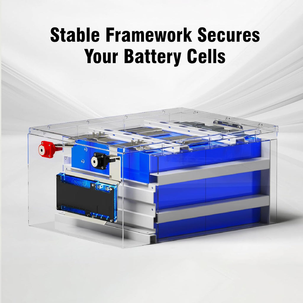 WattCycle 24V 314Ah LiFePO4 Battery, 24V Lithium Battery 300A BMS, LiFePO4 Battery 15000+ Deep Cycles, Rechargable Batteries Built-in Bluetooth, Perfect for Home Energy, RV, Marine, Solar