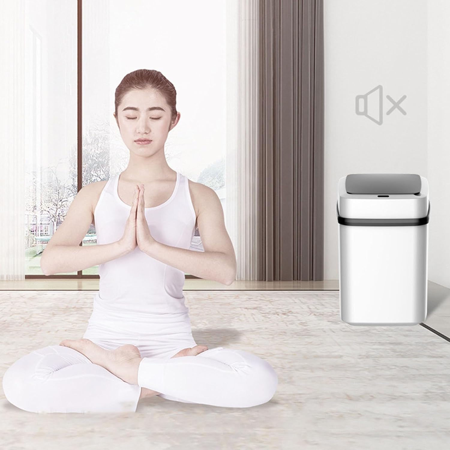 Sensors Automatic Trash Can with Motion Detection for Home and Kitchen Office Use