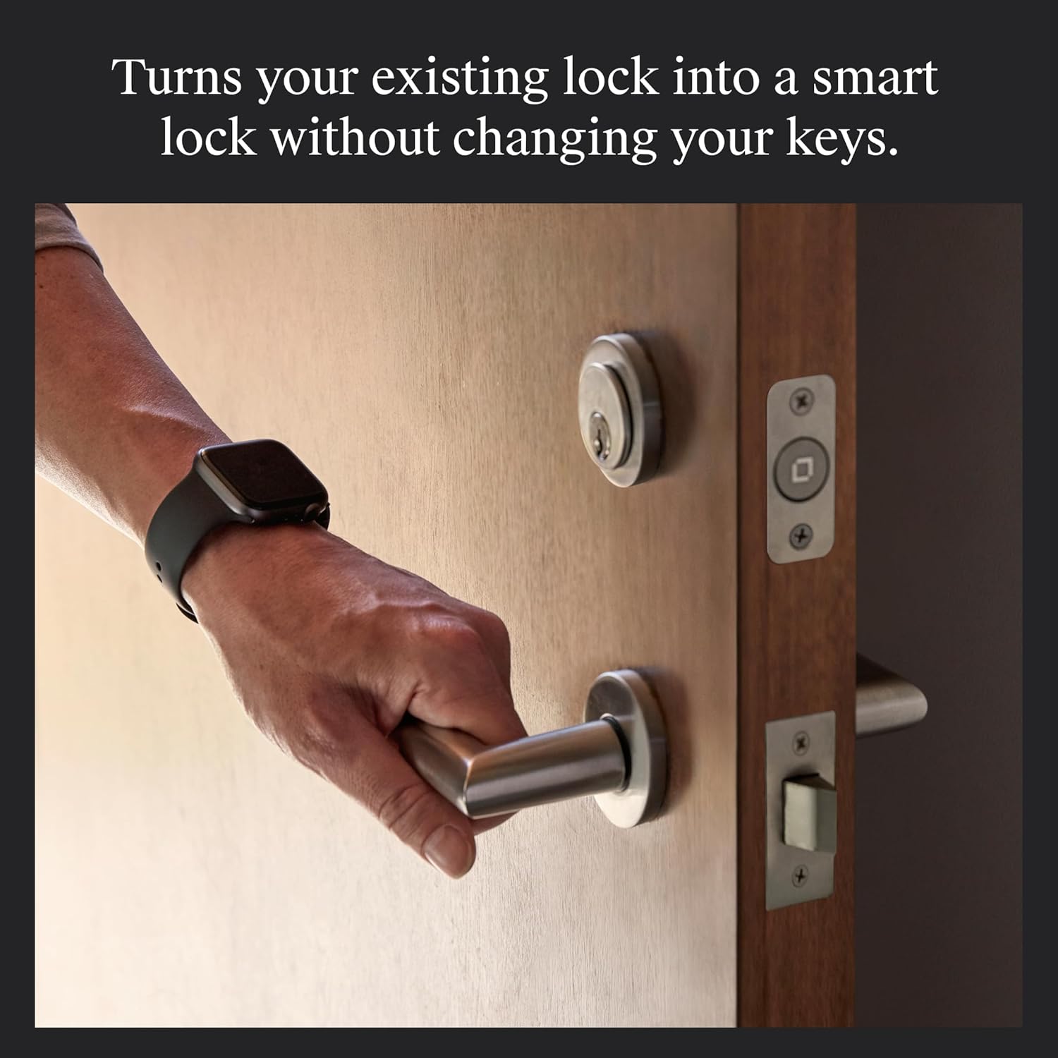 Level Bolt (Wi-Fi) Smart Deadbolt - Make Your Lock Smart & Keep Existing Hardware and Keys - Lock/Unlock from Anywhere - Level App for iOS & Android - Works with Apple Home, Alexa & Google Home
