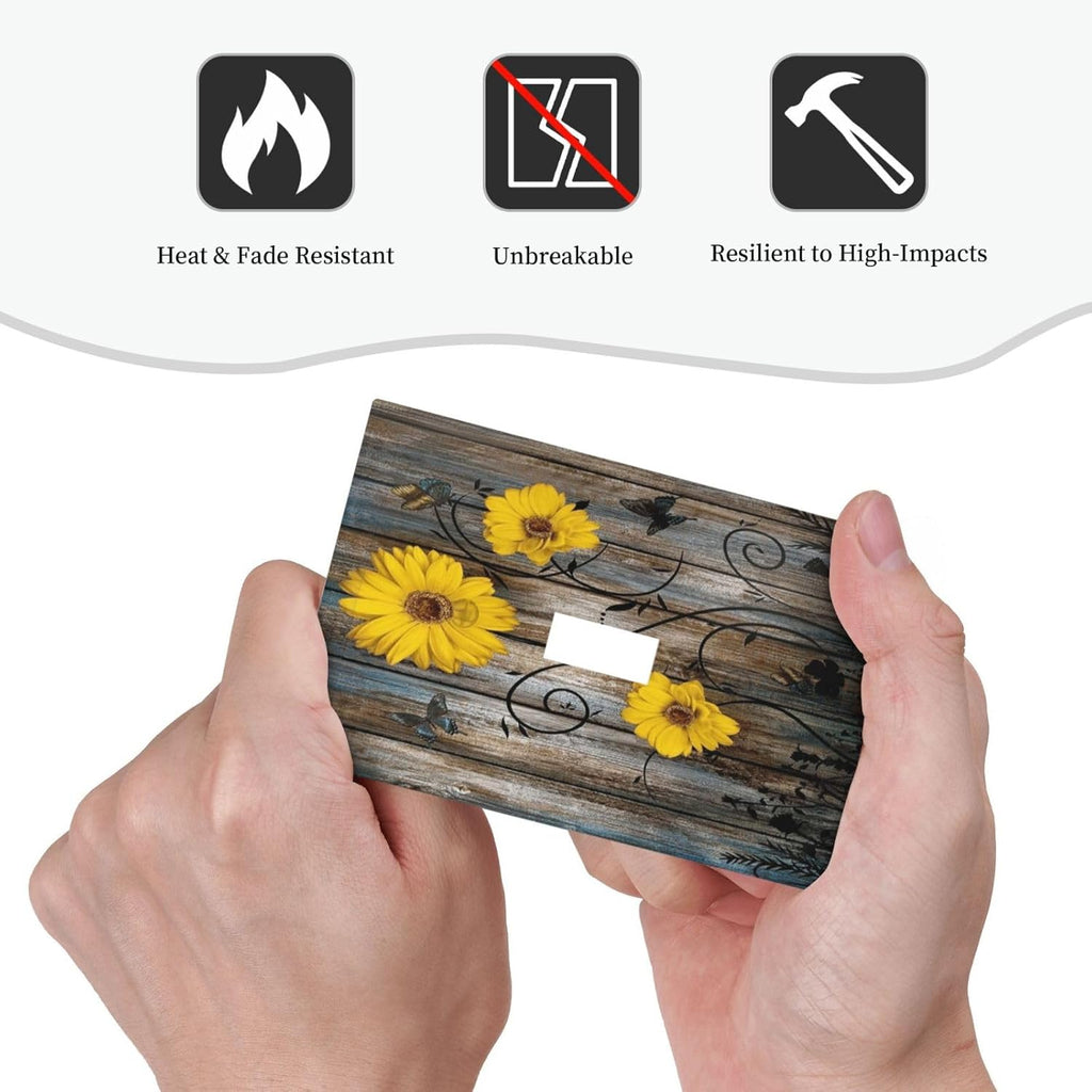 Rustic Barn Sunflower Wooden Daisy Flower Plank Decorative Light Switch Cover 1 Gang Single Toggle Device Electrical Faceplate Switchplates Decorator Outlet Wall Plate for Farmhouse Home Decor